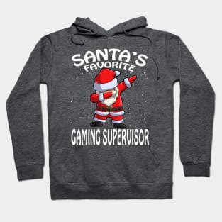 Santas Favorite Gaming Supervisor Christmas Hoodie